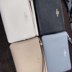 Authentic Coach Wristlets 