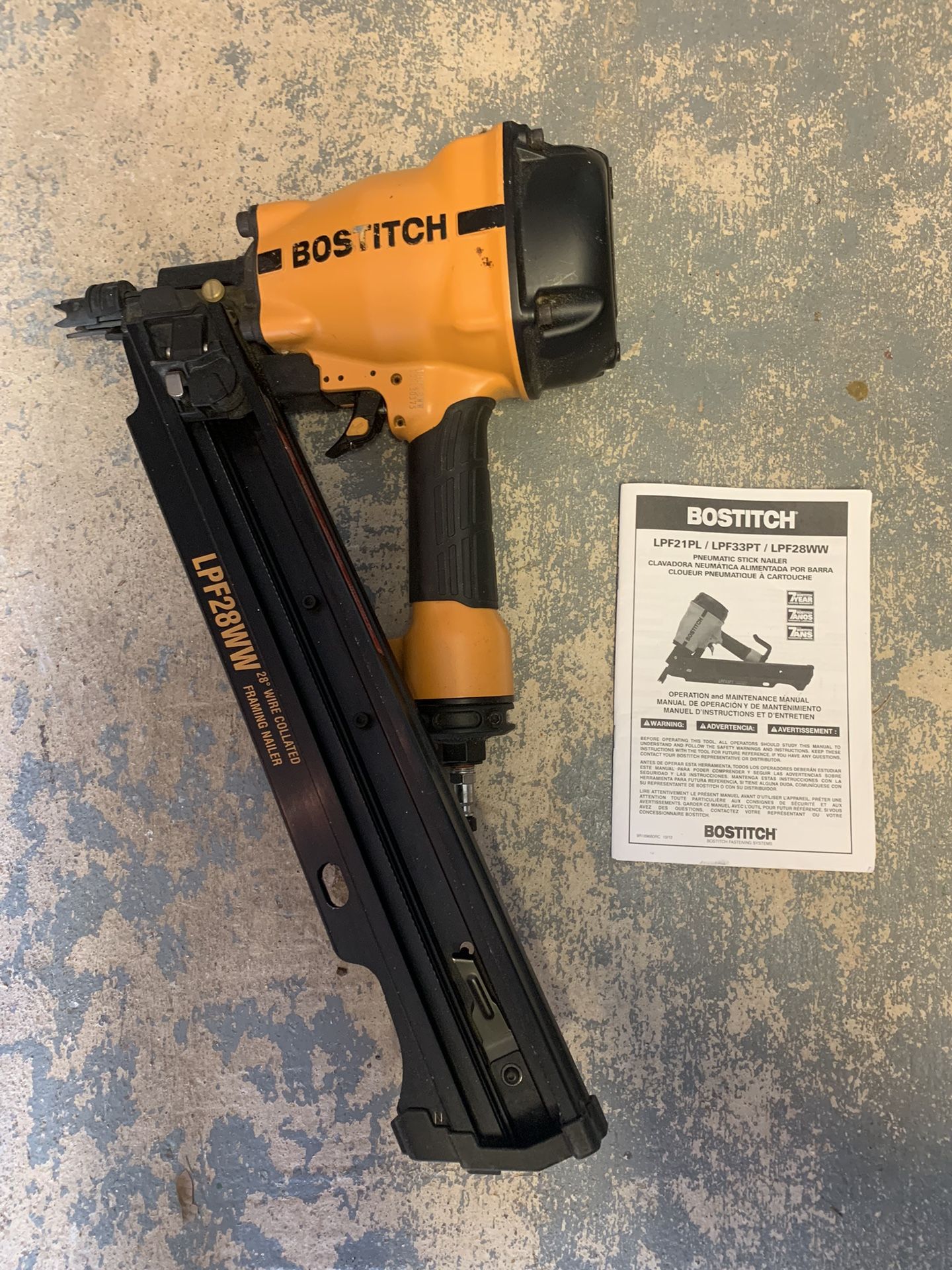 Bostitch Low Profile Wire Weld Framing Nailer (LPF28WW)
