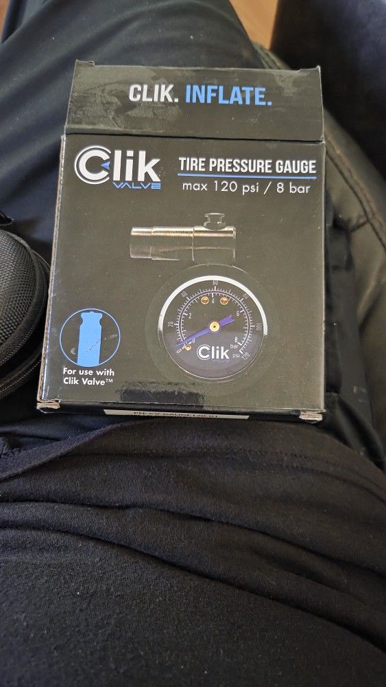 Click Valve Tire Pressure Gauge