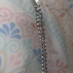 925 Sterling Silver Moissanite Bracelet 