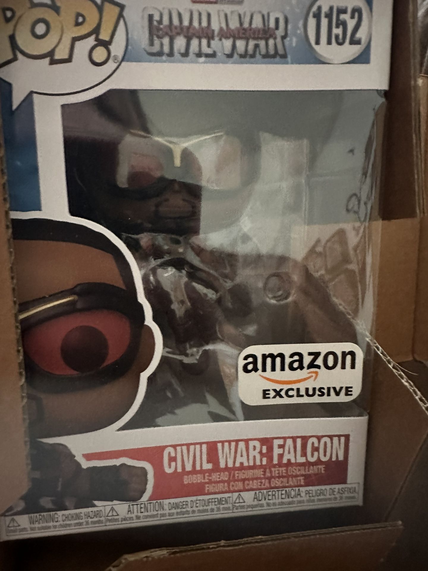 Funko Pop captain America civil war falcon New