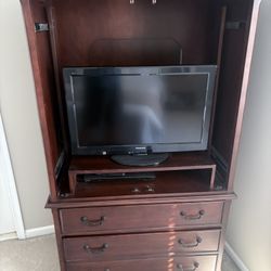 Dresser And armoire TV Stand