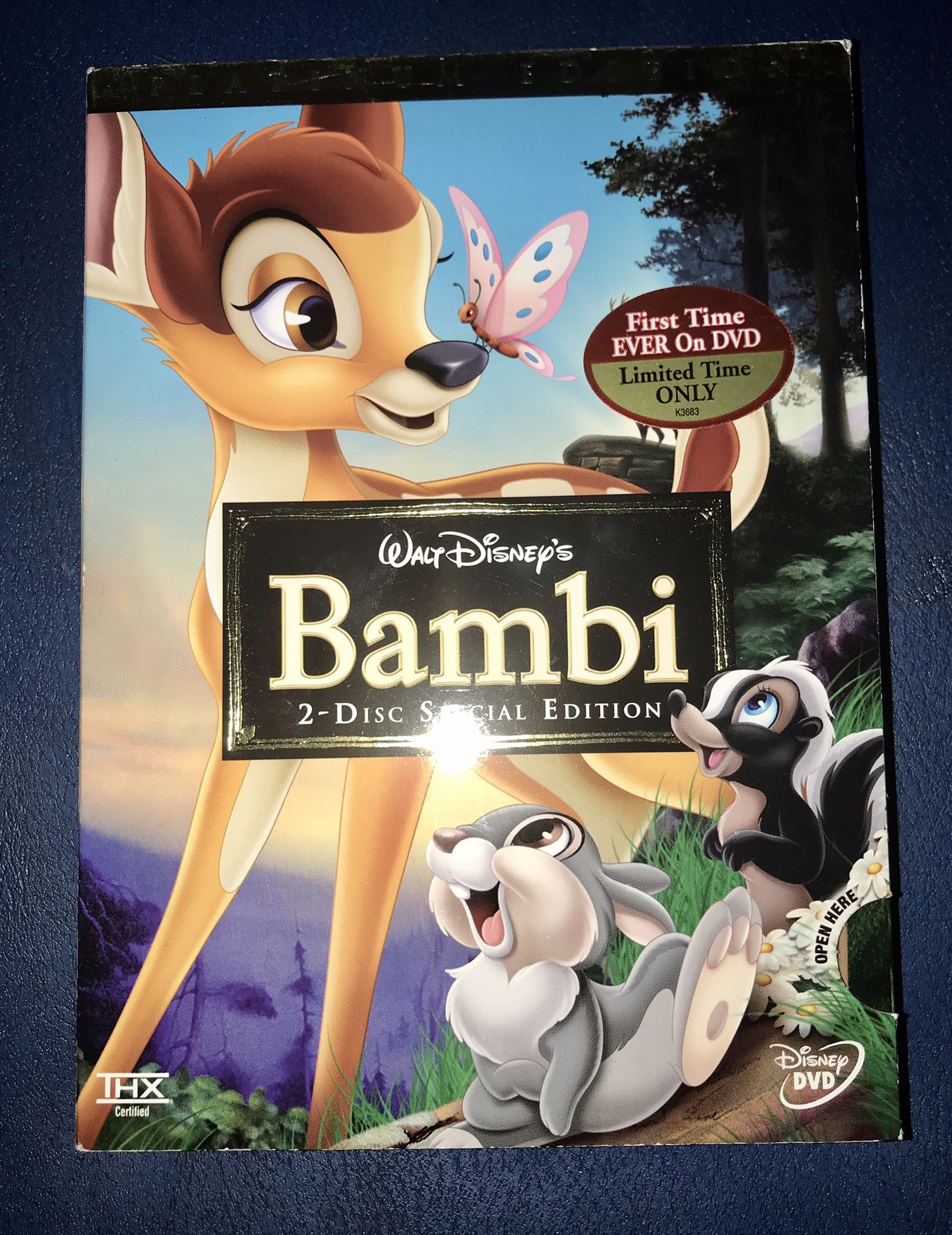 Walt Disney Bambi DVD
