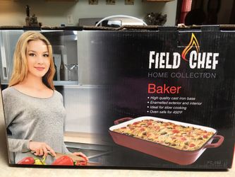 Casserole/Baker (Cast Iron base/Enameled (New in box)