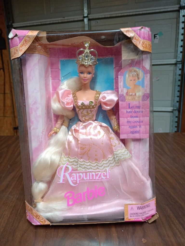 Vintage 1997 Rapunzel Barbie Doll 