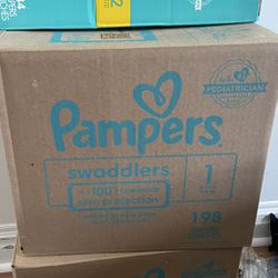 Pampers Size 1 198 