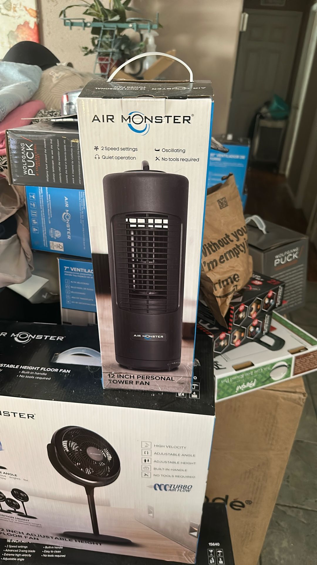 12” Personal Tower Fan