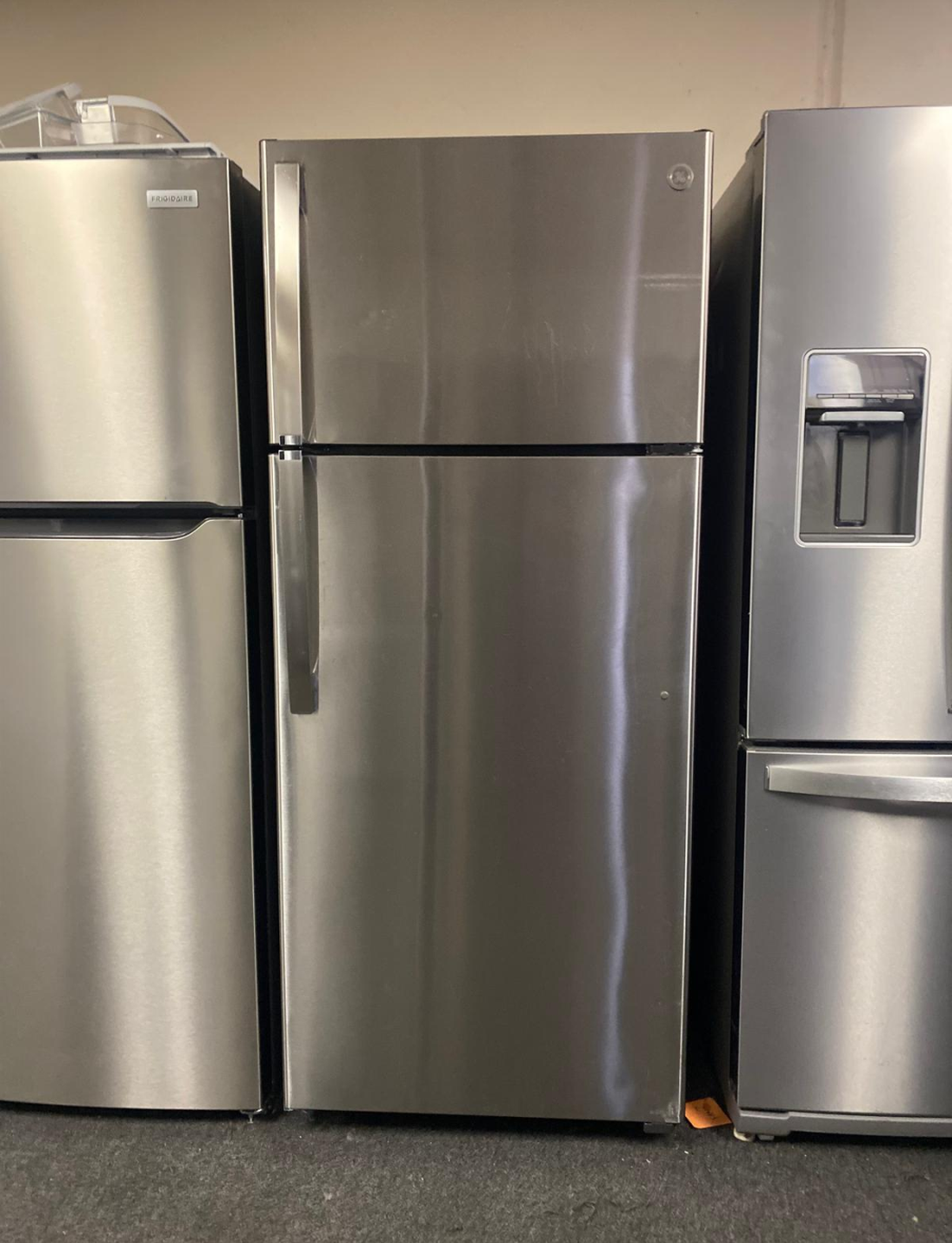 GE Top Mount Stainless Refrigerator
