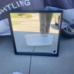 Mirror 25x25 Inches Black $15