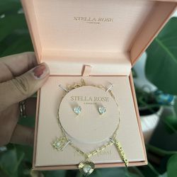 New Mom Mama Mothers Day Charm Bracelet And Earrings 