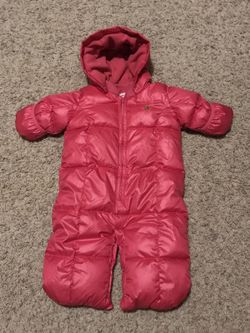 Pink Baby gap winter suit 0-3 months