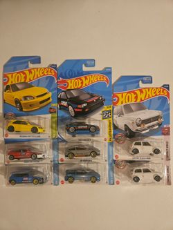 Hot Wheels Honda Lot of 8 Die-Cast Cars. Open to all offers.