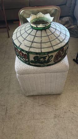 Coca Cola Trays And Lamp Shade 