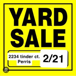 Yard Sale Saturday 2/21