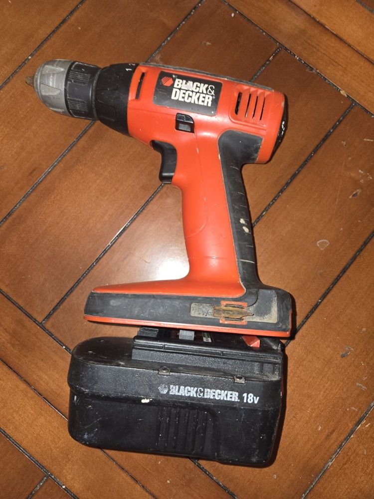 Black And Decker 18v Drill Battery (No Charger)