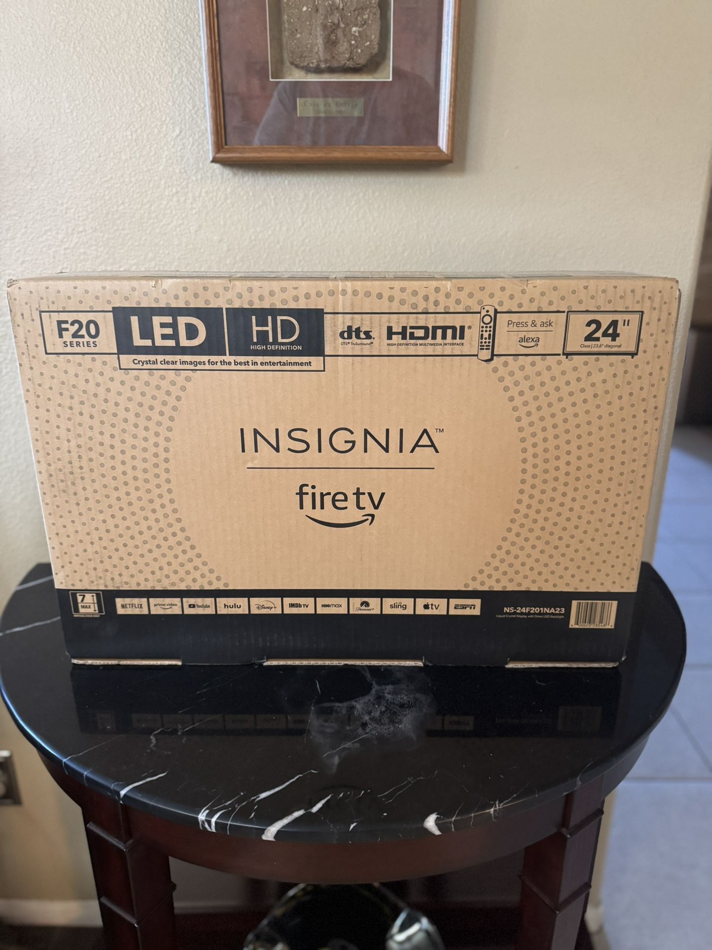 INSIGNIA 24” Smart HD Fire TV Brand New!