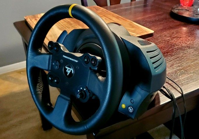 Thrustmaster TX Leather Force Feedback Wheel Xbox and PC