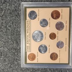 Coin collection wildlife