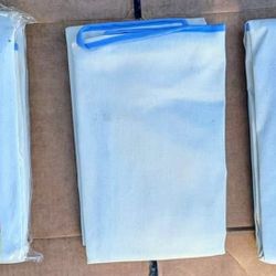 Canvas Underbed Bags - NEW, Set of 4 (2 Packages) - 52 X 18 X 6, Fits Under Bed, Ideal for Blankets, Sweaters or Other Garments, Original Total Cost $