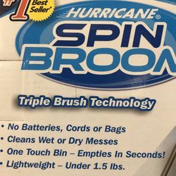Hurricane Spin Broom - As seen on TV - NEW - Price drop