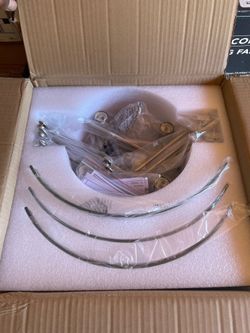 15.35 in. 4-Light Nickel Modern Glass Drum Semi Flush Mount Ceiling Light Fixture for Dinning Room