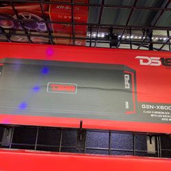DS18 6000W CLASS D MONO AMPLIFIER