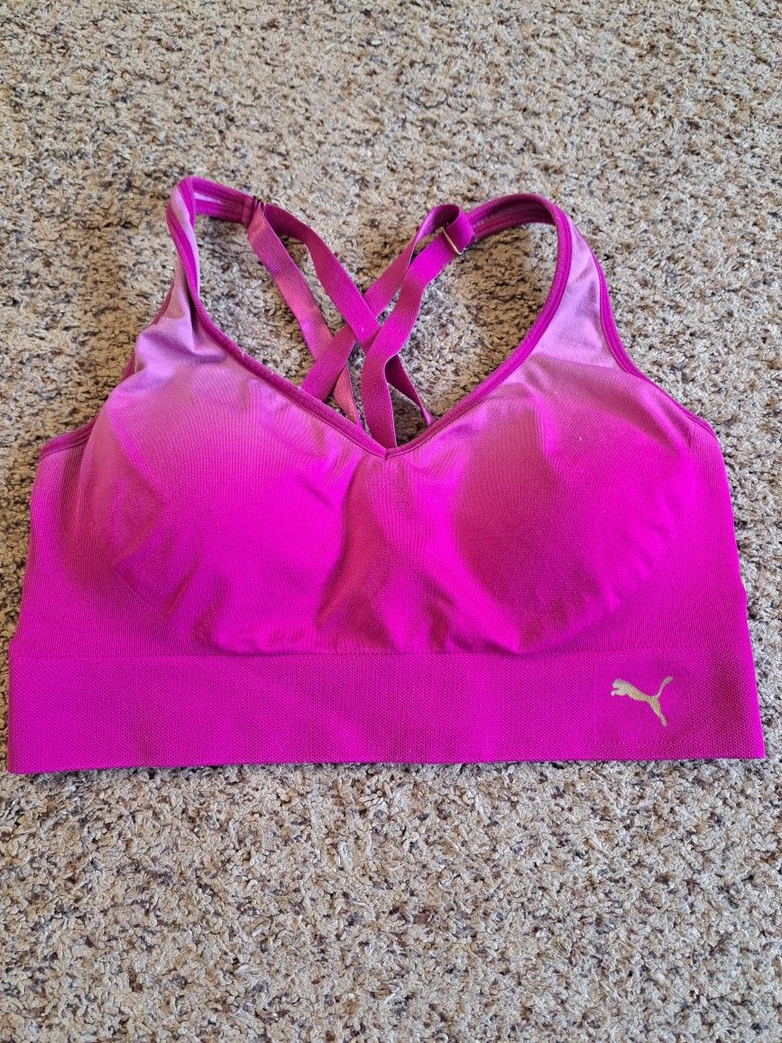 Pink Puma Sport Bra