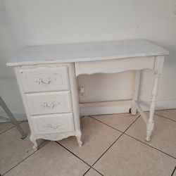 Vintage White Desk