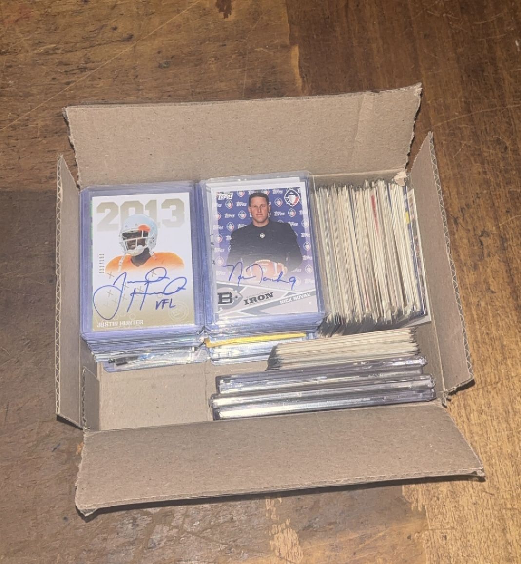 4 Lb Box Of Sports Cards All Rookies Or Better Besides 90s Basketball Hof Cards 