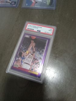 2000 Topps Chrome Allen Iverson #93 Mt 9 76ers