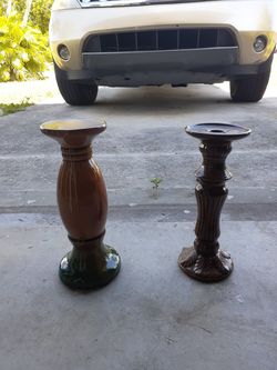 2 nice candle sticks