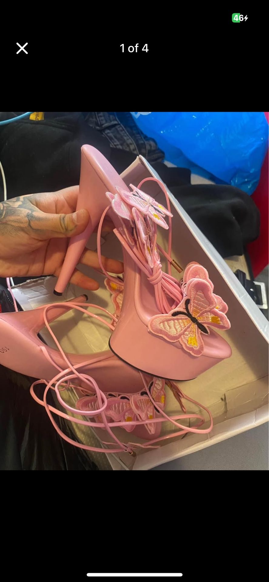 Butterfly Strapped Up Heels