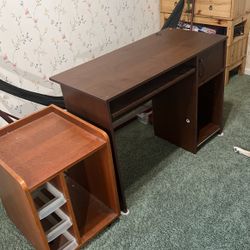 Set Of Table And Cabinet