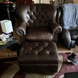 Used Chair And Ottoman For Free