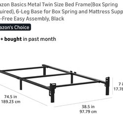 7 Inches Twin Bed Frame 