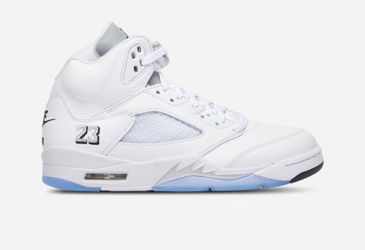 Jordan 5 Retro White Metallic Size 14