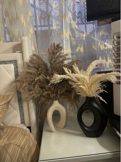 Pampas Grass Decor Set – $25 for Both