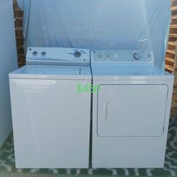 Beautiful Kenmore Washer And GE Gas Dryer.