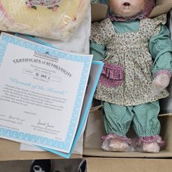 The Ashton Drake Series Porcelain Doll "Warmth Of The Heart By Julie Good Kruger