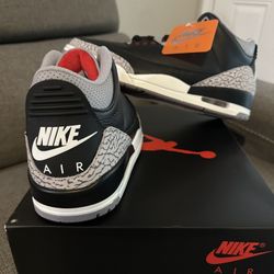 Air Jordan Retro 3 Black Cement 