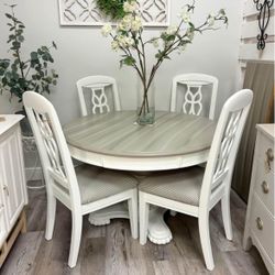 Refinished Dining Table And Chairs 
