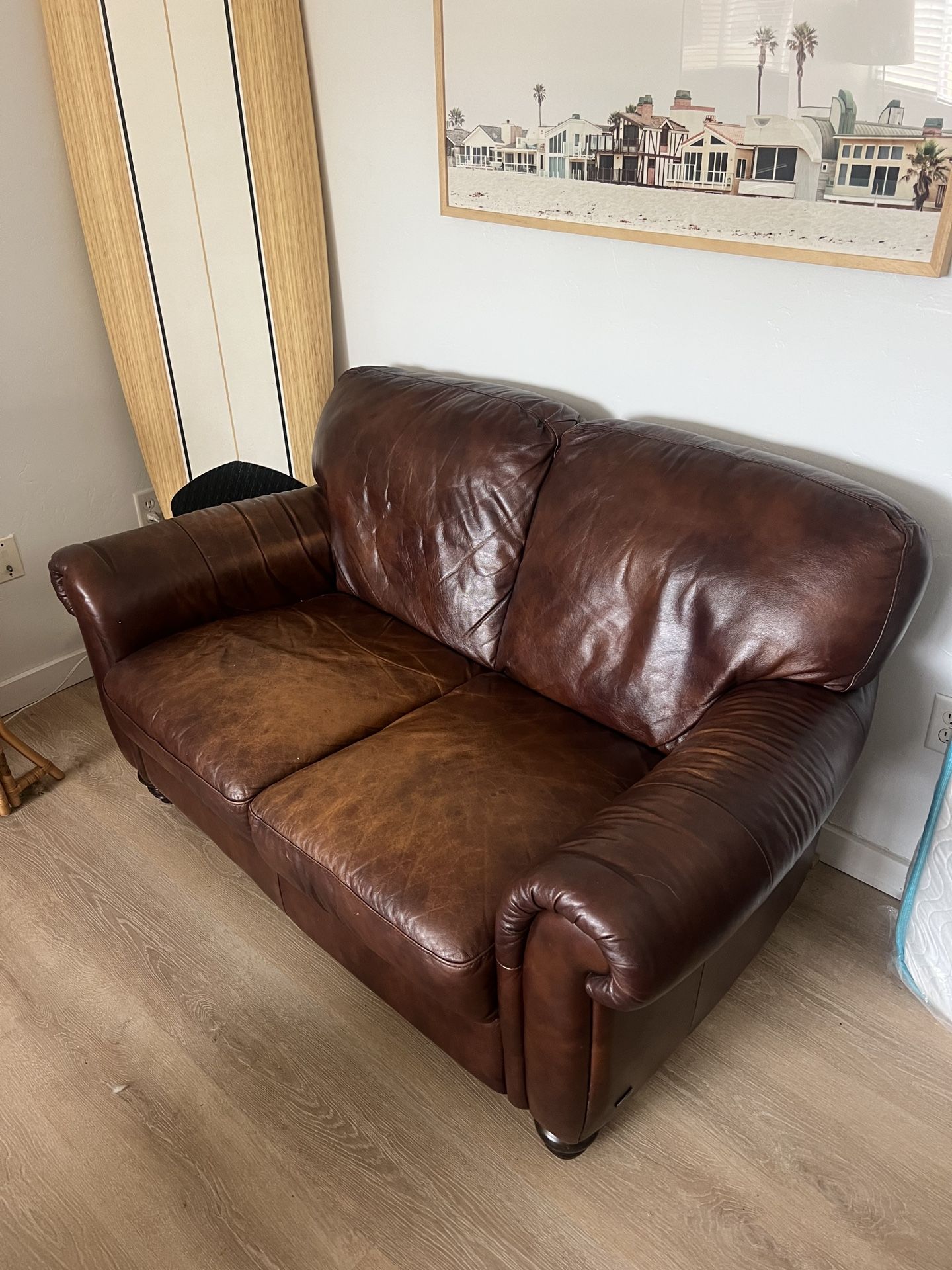 Natuzzi Leather Couch