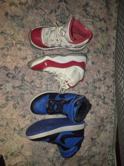 Lot of two Nike Jordan toddler shoes size 11
