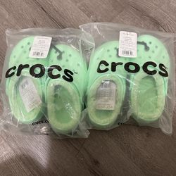 Neo Mint Crocs