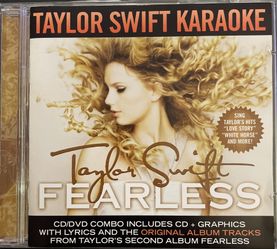 TAYLOR SWIFT Fearless Karaoke (CD + DVD-2009)