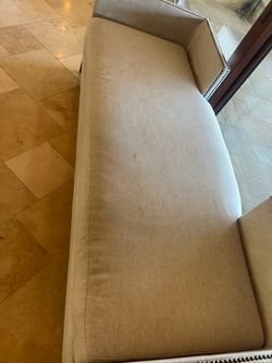 Chaise- 82 inch x 50 inch . Ivory