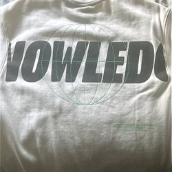 h&m Sweatshirt Cremefarben/ Northern Knowledge