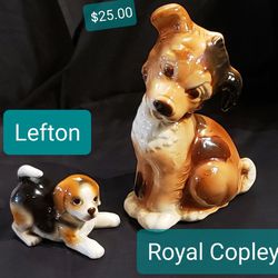 

Lefton & Royal Copley  Dog Figurines 🐕 