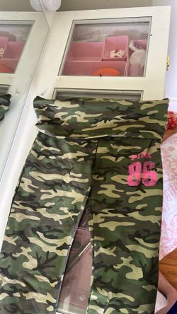 pink camo xs leggings