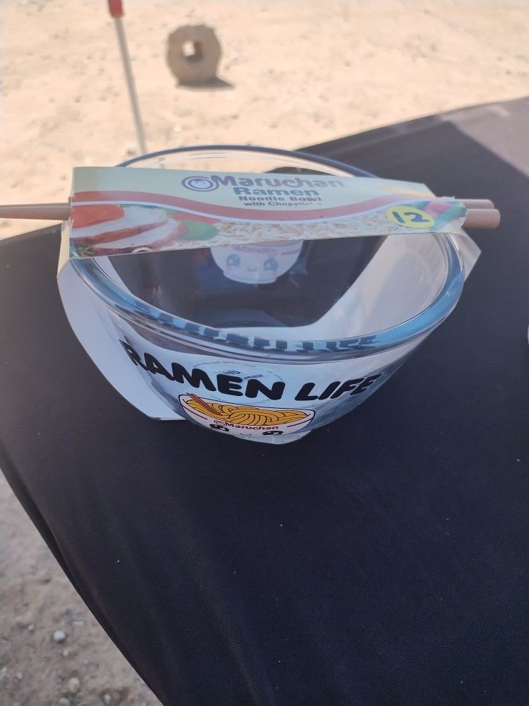 Noodle Bowl With Chopsticks